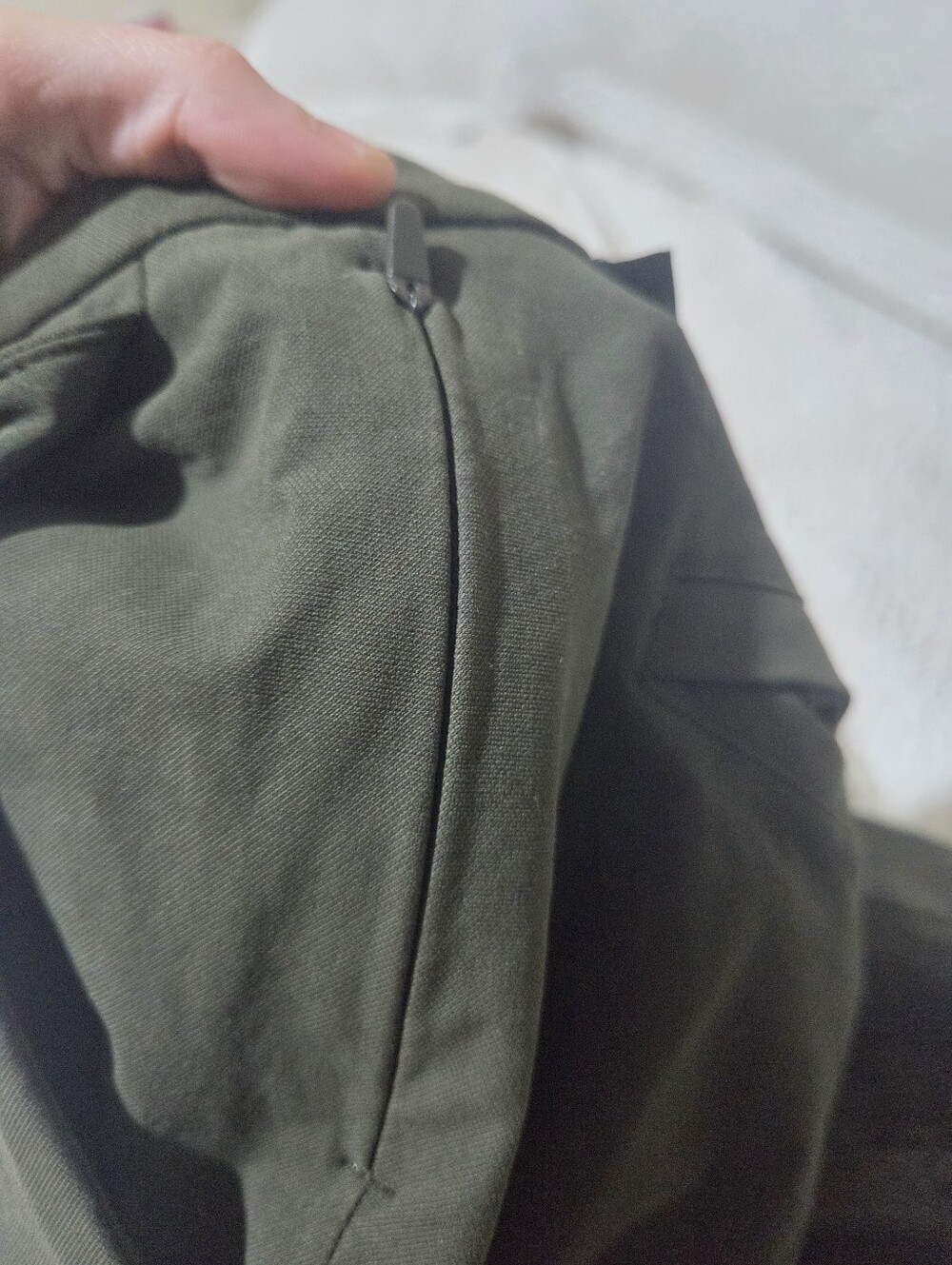 Lululemon ABC Classic Trouser Pant Olive Green Stretch Commuter Golf Workwear 32 - Picture 9 of 9